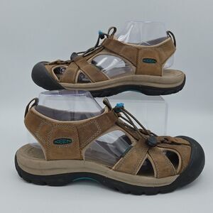 Keen Venice H2 Sandals Womens 10 Brown Waterproof Sport Hike Comfort Bump Toe